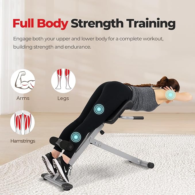 Foldable Hyperextension Roman Chair