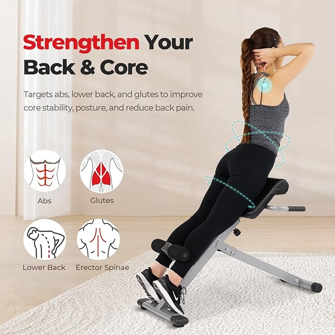 Foldable Hyperextension Roman Chair