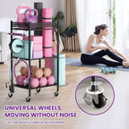 Yoga Mat and Equipments Storage Rack