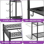 Yoga Mat and Equipments Storage Rack