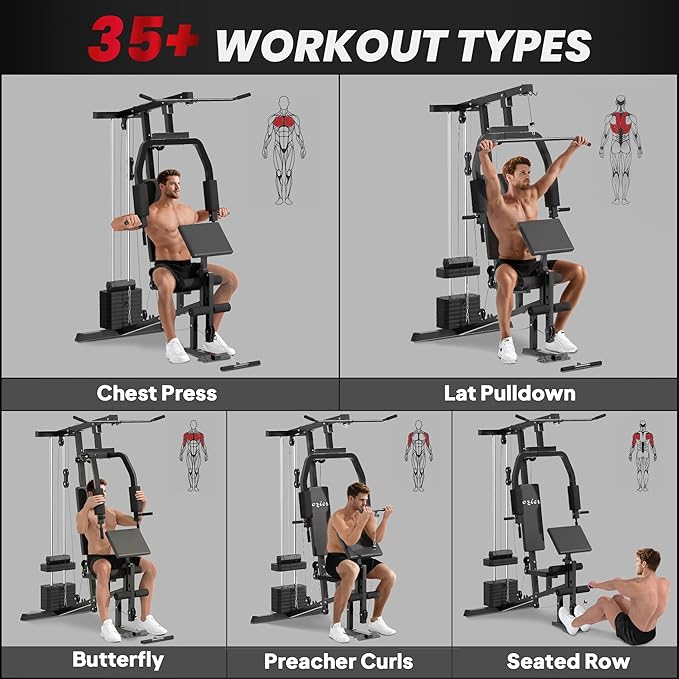 Multifunction Home Gym Station –  100 lb