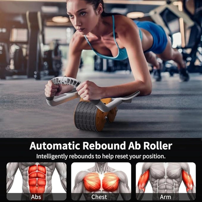 Automatic Rebound Abdominal Roller Wheel