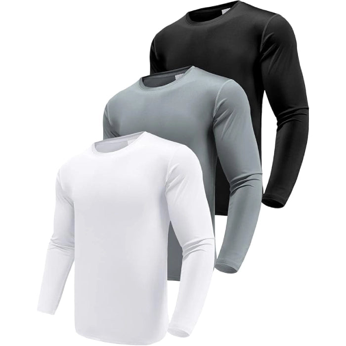 UPF 50+ Sun Protection Athletic T-Shirts - Pack of 3