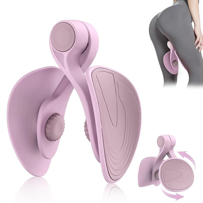 Pink - Inner Thigh Trimmer and Pelvic Floor Trainer for Strength & Postpartum Recovery