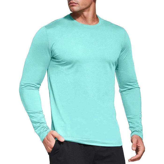 UPF 50+ Sun Protection Athletic T-Shirts - Blue