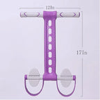 Purple - Multifunction Yoga & Home Gym Workout - Pedal Resistance Band