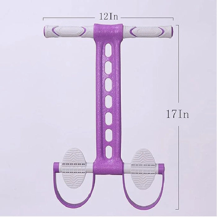 Purple - Multifunction Yoga & Home Gym Workout - Pedal Resistance Band