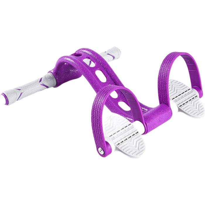Purple - Multifunction Yoga & Home Gym Workout - Pedal Resistance Band