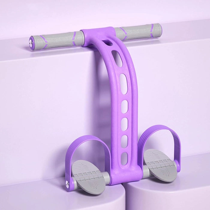 Purple - Multifunction Yoga & Home Gym Workout - Pedal Resistance Band