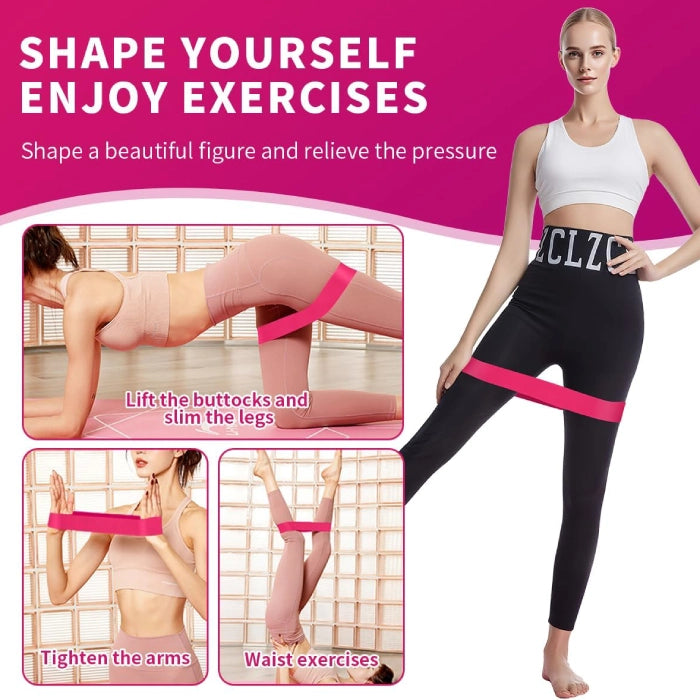 Anti-Slip Resistance Exercise Bands - Set of 5