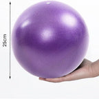 Purple - Small Exercise Ball – 9 Inch for Balance, Yoga & Home Workout