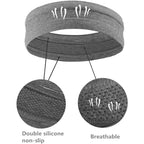 Non-Slip Moisture-Wicking Headbands for Yoga and Sports Workout - Pack of 6