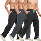 Men’s Athletic Sweatpants with Pockets - Pack of 3